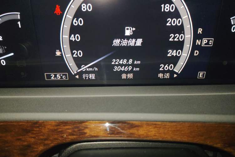 Used Mercedes-Benz S-Class 2012 S 300 L Business Standard Model Odometer Close Up