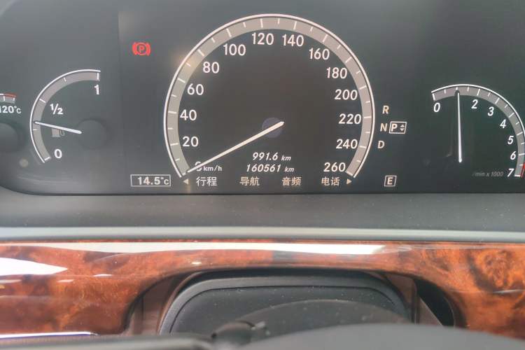 Used Mercedes-Benz S-Class 2012 S 350 L 4MATIC Grand Edition Odometer Close Up
