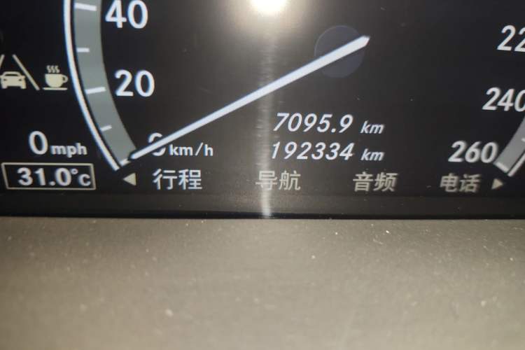 Used Mercedes-Benz S-Class 2012 S 350 L Grand Edition Odometer Close Up