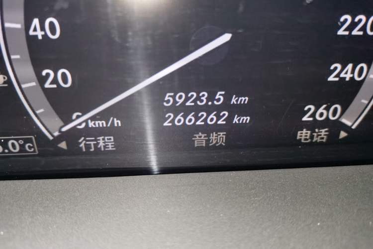 Used Mercedes-Benz S-Class 2012 S 300 L Business Standard Model Odometer Close Up