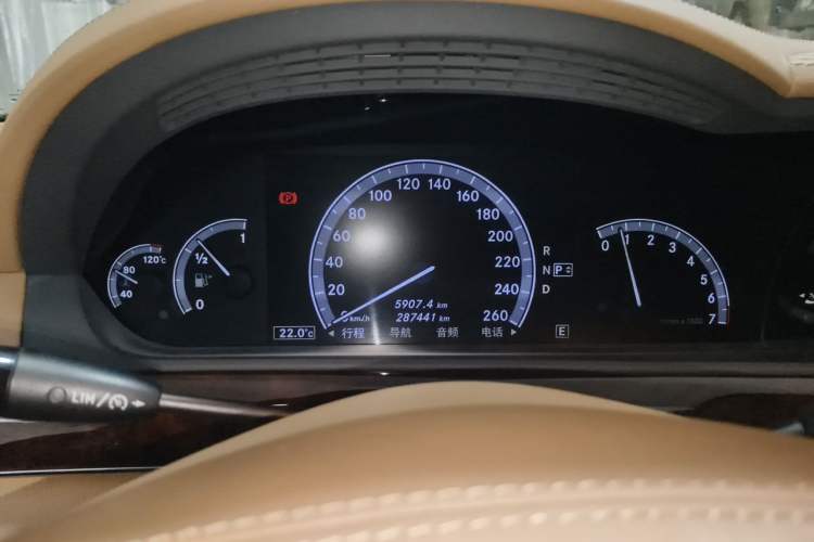 Used Mercedes-Benz S-Class 2012 S 350 L Grand Edition Odometer Close Up