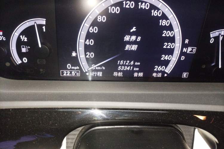 Used Mercedes-Benz S-Class 2012 S 600 L Grand Edition Odometer Close Up