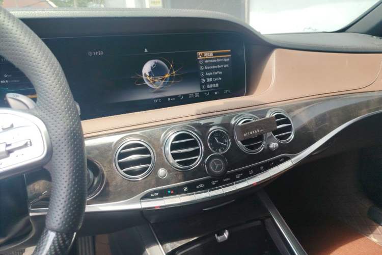 Used Mercedes-Benz S-Class 2014 S 320 L Luxury Model Audio And AC Panel