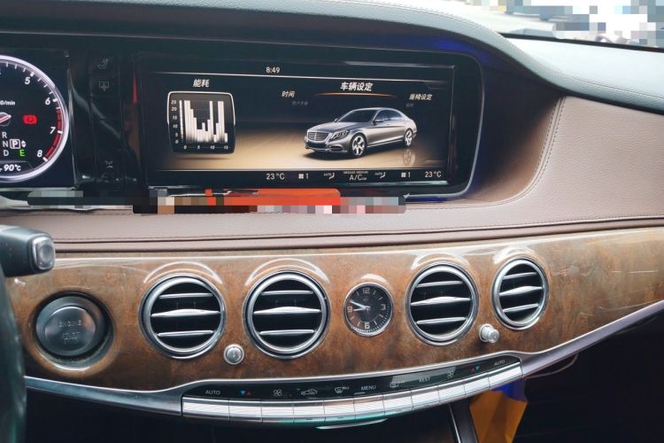 Used Mercedes-Benz S-Class 2014 S 400 L Prestige Edition Audio And AC Panel