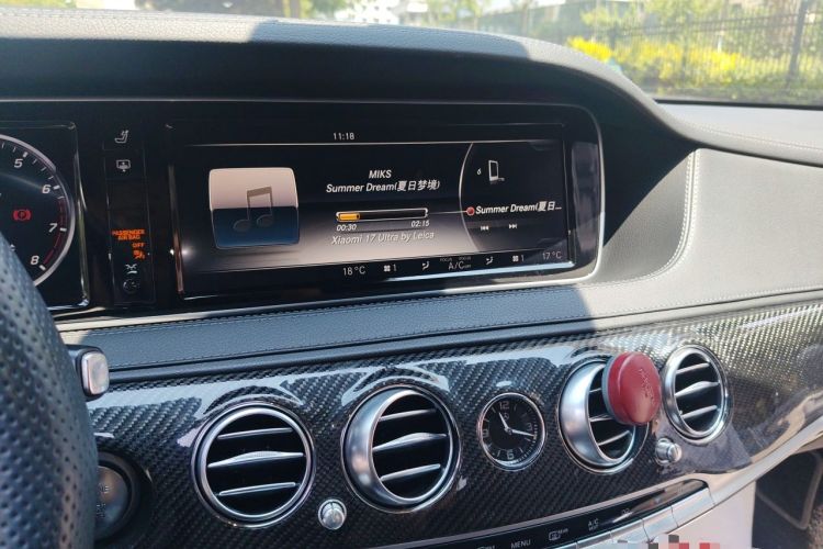 Used Mercedes-Benz S-Class 2014 S 320 L Luxury Model Audio And AC Panel