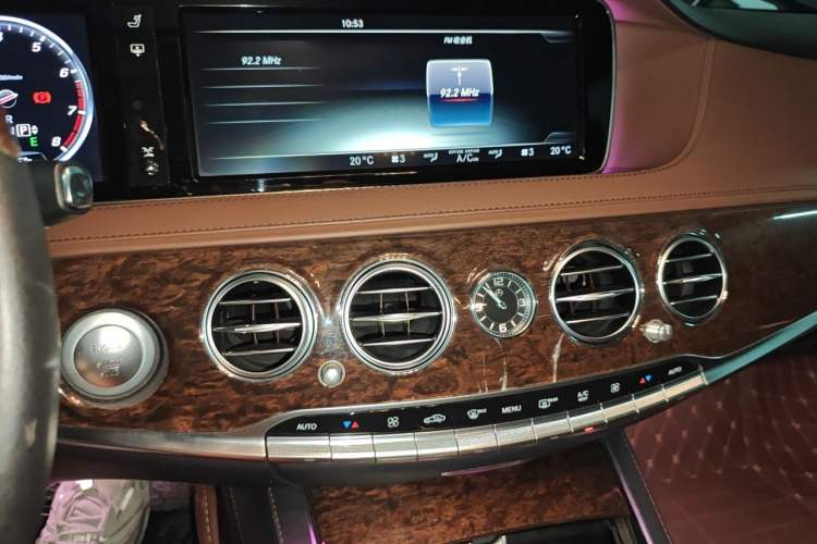 Used Mercedes-Benz S-Class 2014 S 320 L Business Model Audio And AC Panel