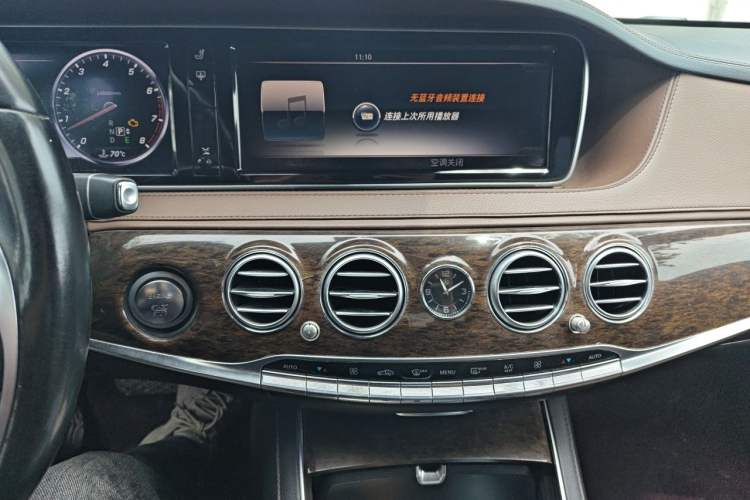 Used Mercedes-Benz S-Class 2014 S 320 L Business Model Audio And AC Panel