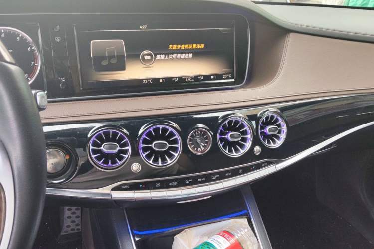 Used Mercedes-Benz S-Class 2014 S 400 L Luxury Model Audio And AC Panel