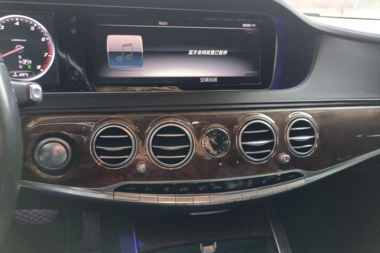 Used Mercedes-Benz S-Class 2014 S 320 L Luxury Model Audio And AC Panel