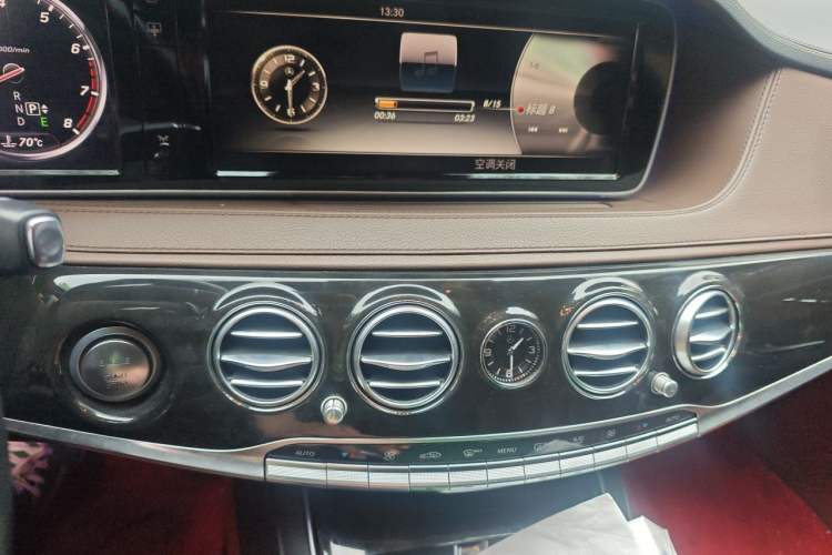 Used Mercedes-Benz S-Class 2014 S 320 L Luxury Model Audio And AC Panel
