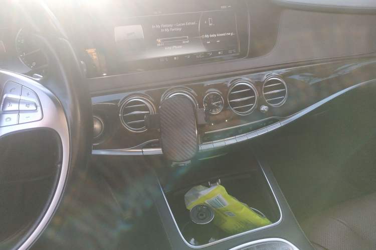 Used Mercedes-Benz S-Class 2014 S 320 L Luxury Model Audio And AC Panel