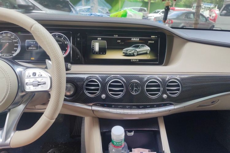 Used Mercedes-Benz S-Class 2014 S 400 L Luxury Model Audio And AC Panel