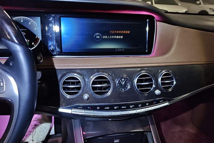 Used Mercedes-Benz S-Class 2014 S 600 L Audio And AC Panel