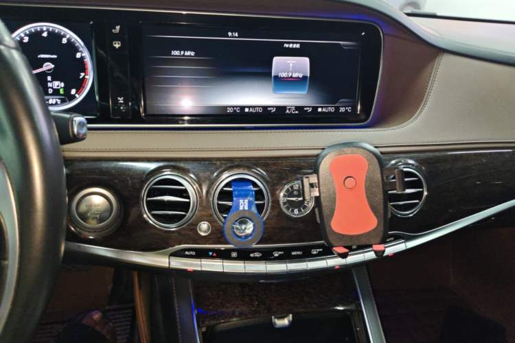 Used Mercedes-Benz S-Class 2014 S 320 L Business Model Audio And AC Panel