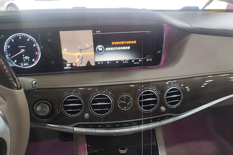 Used Mercedes-Benz S-Class 2014 S 400 L Luxury Model Audio And AC Panel