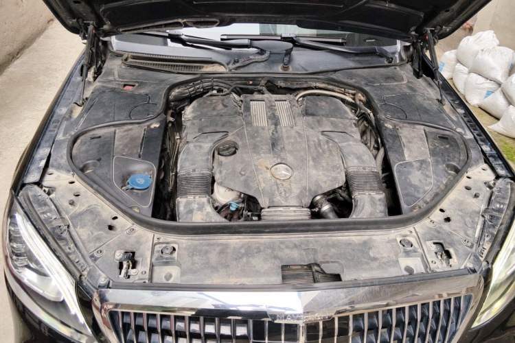 Used Mercedes-Benz S-Class 2014 S 320 L Luxury Model Engine Bay