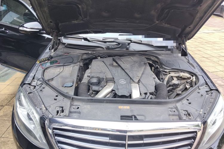 Used Mercedes-Benz S-Class 2014 S 500 L 4MATIC Engine Bay
