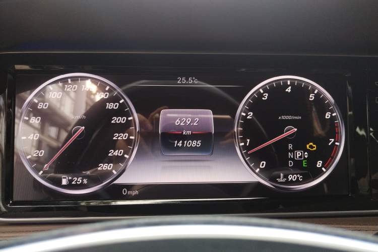 Used Mercedes-Benz S-Class 2014 S 320 L Luxury Model Instrument Cluster