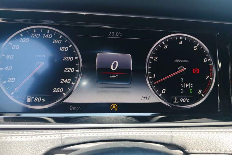 Used Mercedes-Benz S-Class 2014 S 320 L Luxury Model Instrument Cluster