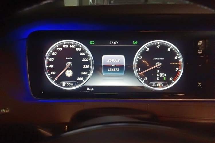 Used Mercedes-Benz S-Class 2014 S 320 L Luxury Model Instrument Cluster