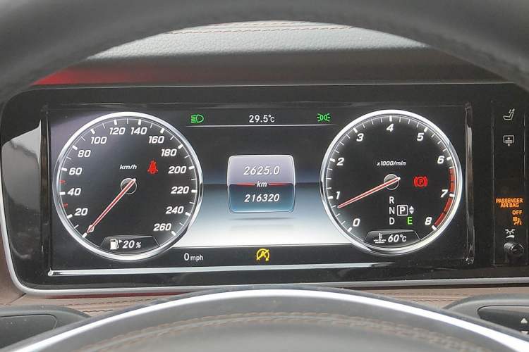 Used Mercedes-Benz S-Class 2014 S 320 L Business Model Instrument Cluster