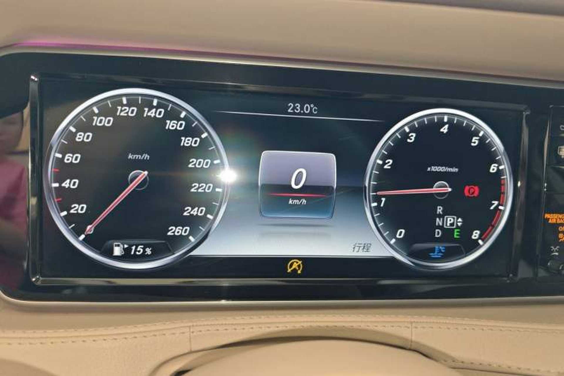 Used Mercedes-Benz S-Class 2014 S 320 L Business Model Instrument Cluster