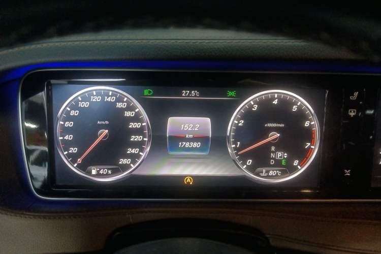 Used Mercedes-Benz S-Class 2014 S 320 L Luxury Model Instrument Cluster