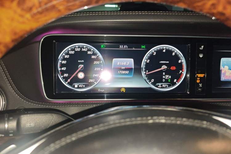 Used Mercedes-Benz S-Class 2014 S 320 L Business Model Instrument Cluster