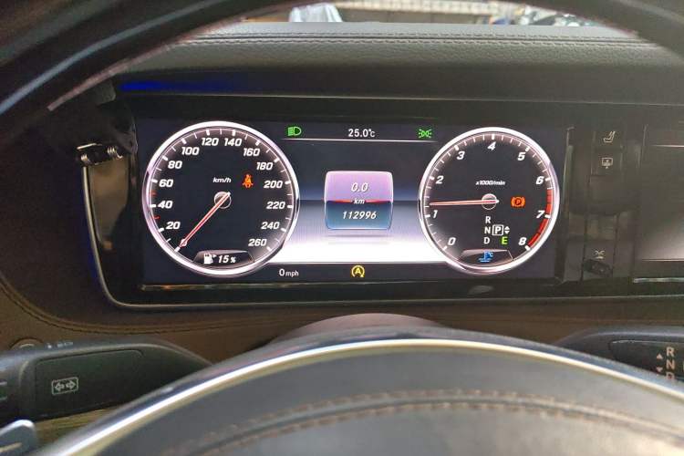 Used Mercedes-Benz S-Class 2014 S 320 L Business Model Instrument Cluster