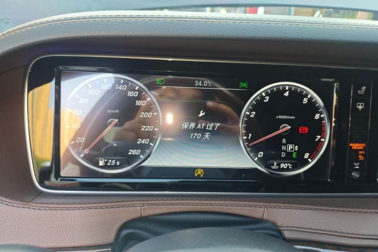 Used Mercedes-Benz S-Class 2014 S 320 L Luxury Model Instrument Cluster