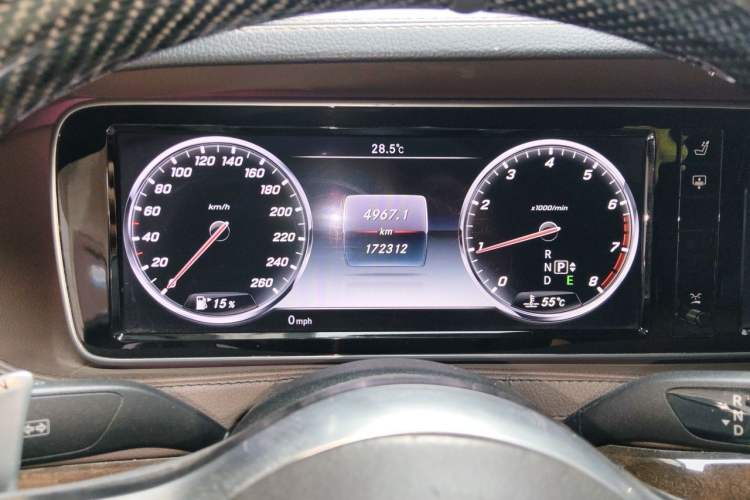 Used Mercedes-Benz S-Class 2014 S 320 L Luxury Model Instrument Cluster