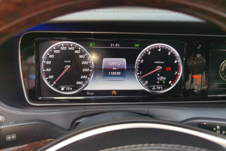 Used Mercedes-Benz S-Class 2014 S 320 L Business Model Instrument Cluster