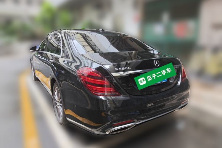 Used Mercedes-Benz S-Class 2014 S 320 L Luxury Model Rear Left 45 Deg