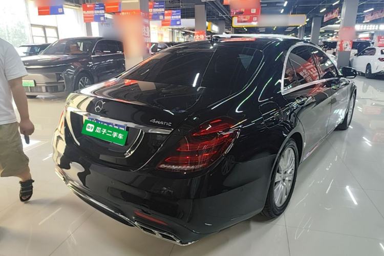 Used Mercedes-Benz S-Class 2014 S 320 L Business Model Rear Right 45 Deg
