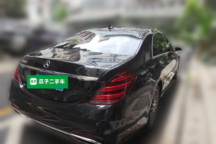 Used Mercedes-Benz S-Class 2014 S 320 L Luxury Model Rear Right 45 Deg