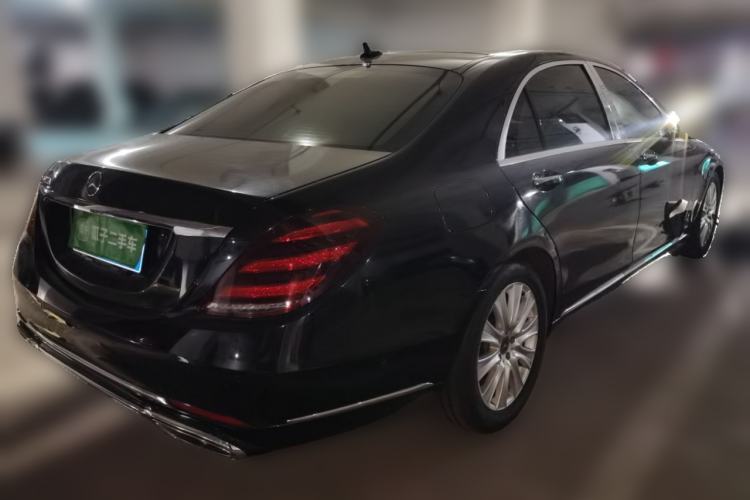Used Mercedes-Benz S-Class 2014 S 320 L Luxury Model Rear Right 45 Deg