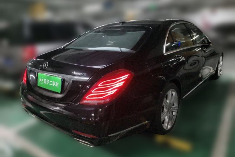 Used Mercedes-Benz S-Class 2014 S 400 L Luxury Model Rear Right 45 Deg