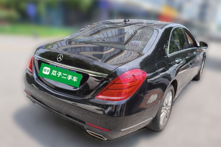 Used Mercedes-Benz S-Class 2014 S 320 L Luxury Model Rear Right 45 Deg