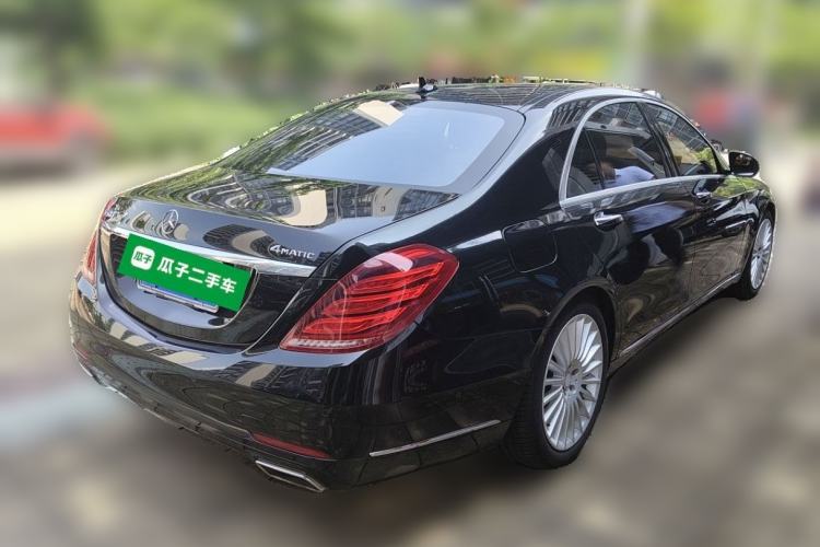 Used Mercedes-Benz S-Class 2014 S 500 L 4MATIC Rear Right 45 Deg
