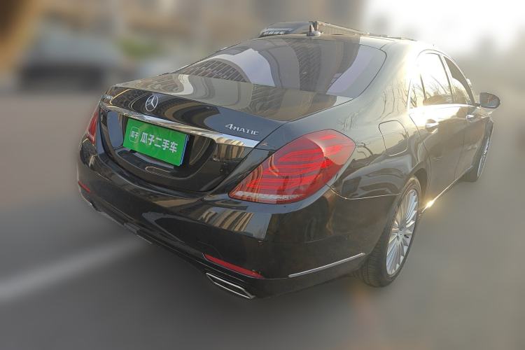 Used Mercedes-Benz S-Class 2014 S 500 L 4MATIC Rear Right 45 Deg