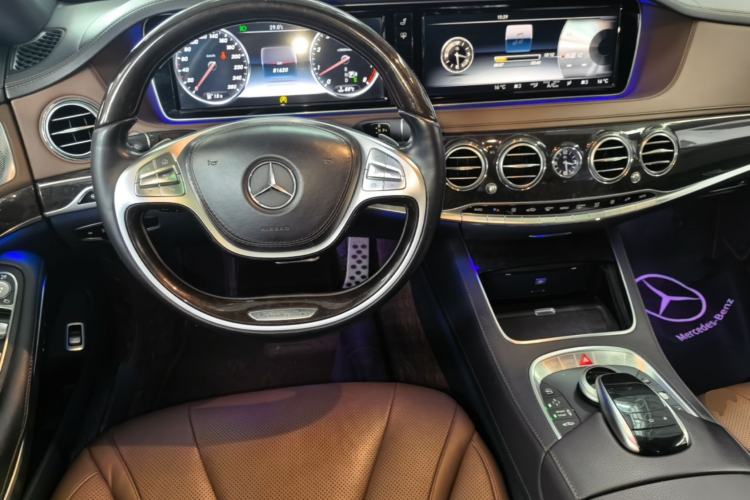 Used Mercedes-Benz S-Class 2014 S 320 L Luxury Model Steering Wheel