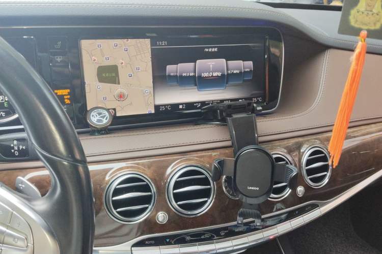 Used Mercedes-Benz S-Class 2014 S 320 L Luxury Model Audio And AC Panel