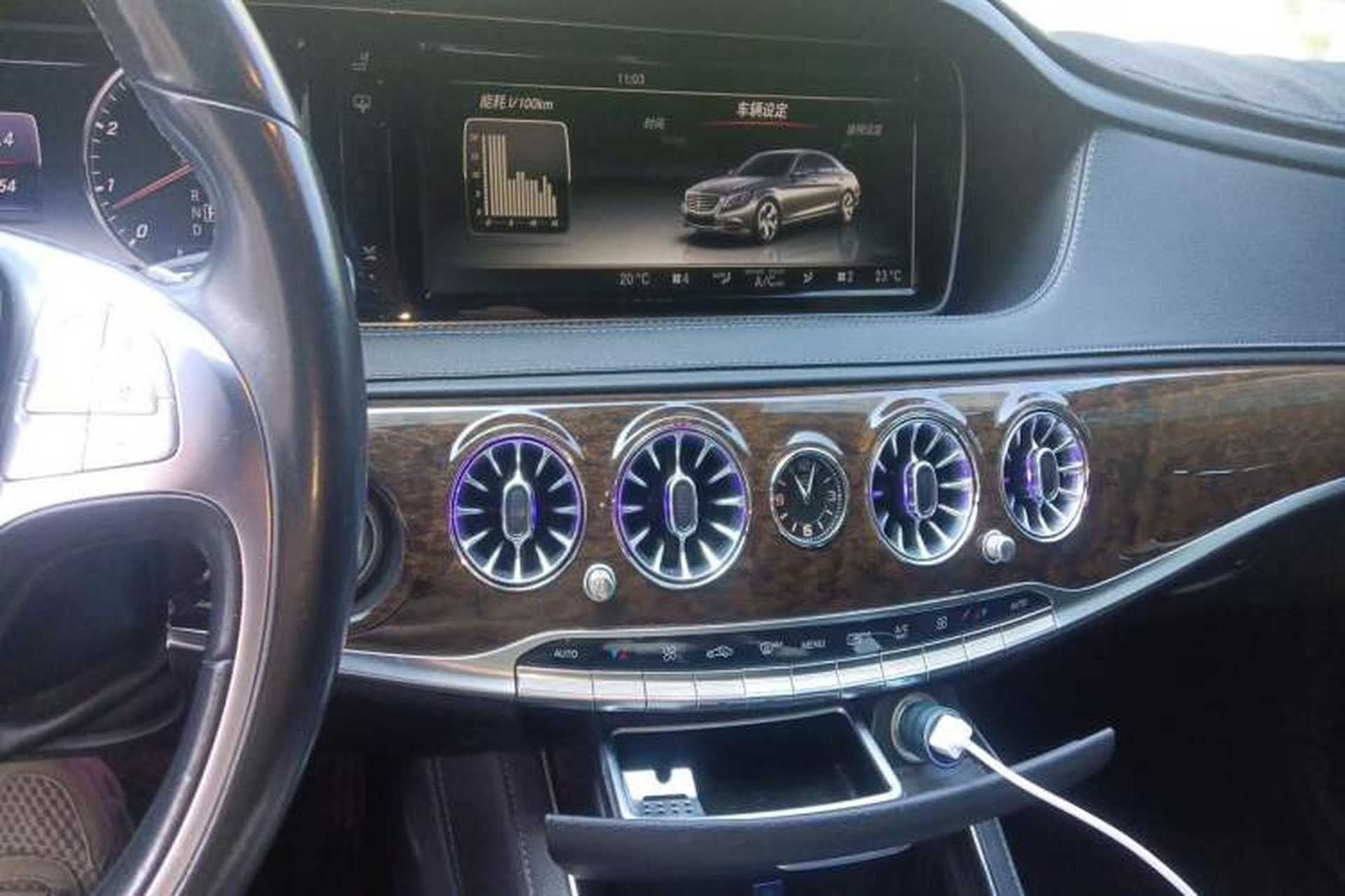 Used Mercedes-Benz S-Class 2014 S 320 L Business Model Audio And AC Panel