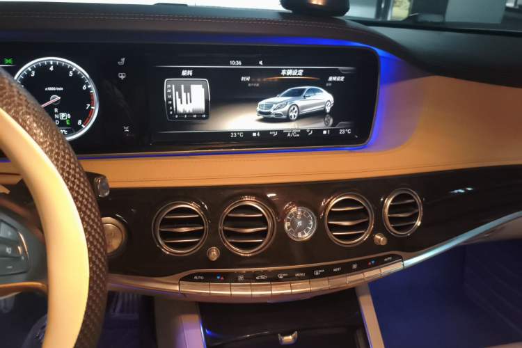 Used Mercedes-Benz S-Class 2014 S 400 L Prestige Edition Audio And AC Panel