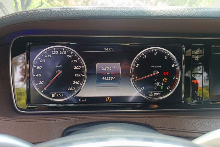 Used Mercedes-Benz S-Class 2014 S 320 L Luxury Model Instrument Cluster