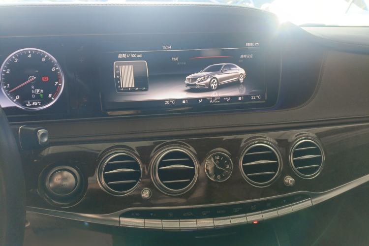 Used Mercedes-Benz S-Class 2014 S 320 L Business Model Audio And AC Panel