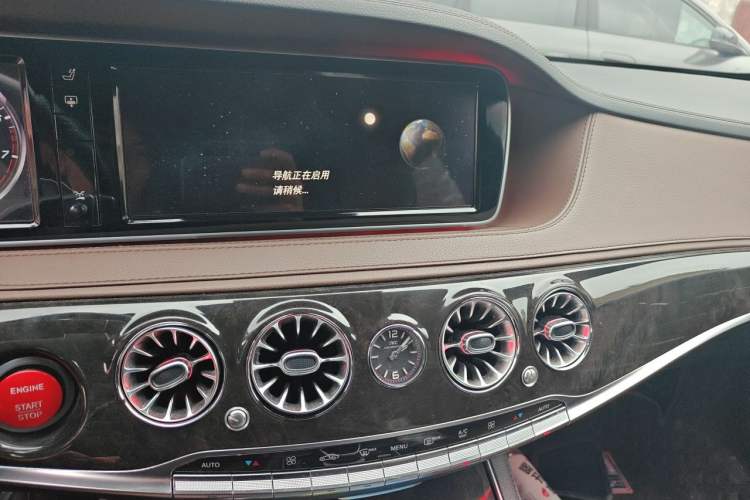 Used Mercedes-Benz S-Class 2014 S 320 L Luxury Model Audio And AC Panel