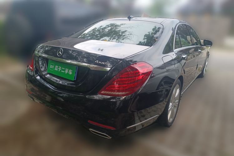 Used Mercedes-Benz S-Class 2015 S 400 L 4MATIC Rear Right 45 Deg