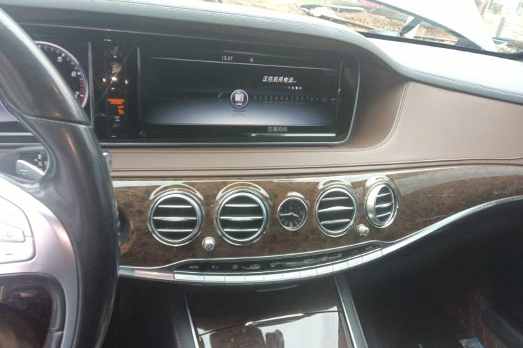 Used Mercedes-Benz S-Class 2016 S 320 L Business Model Audio And AC Panel