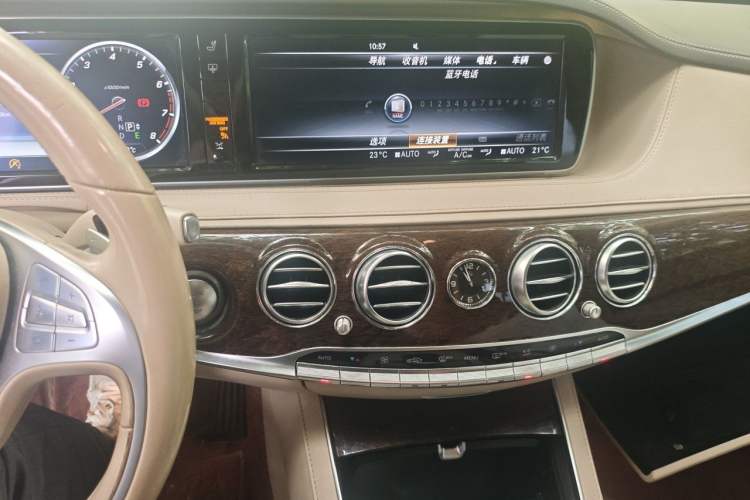 Used Mercedes-Benz S-Class 2016 S 320 L Business Model Audio And AC Panel